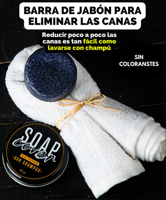 BLACK SOAP™- Jabon de Henna CONTRA-CANAS