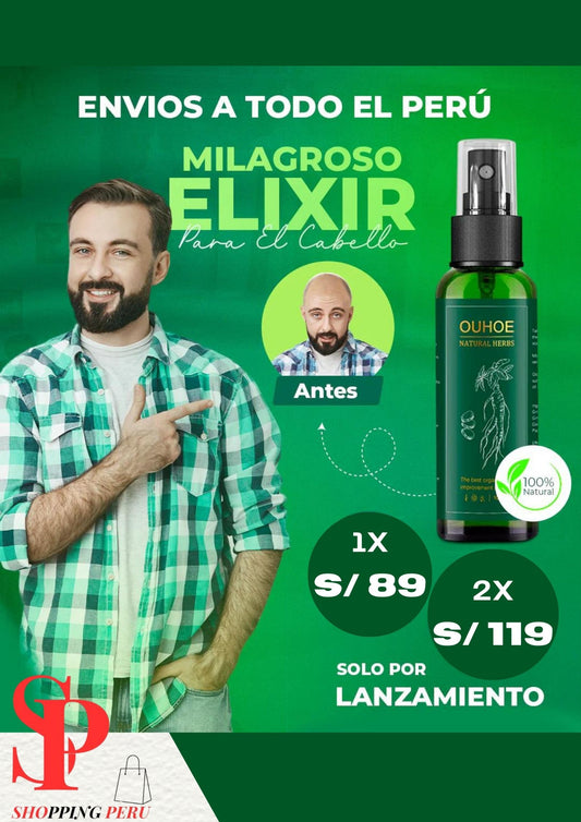 OUHOE™ - ELIXIR PARA EL CRECIMIENTO CABELLO