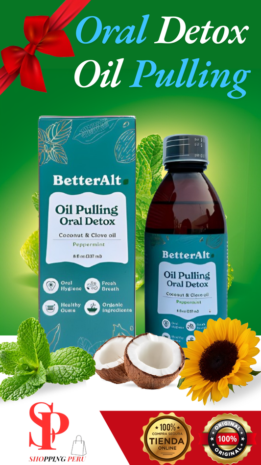 ORAL DETOX OIL PULLING: SONRISA RADIANTE
