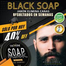 BLACK SOAP™- Jabon de Henna CONTRA-CANAS