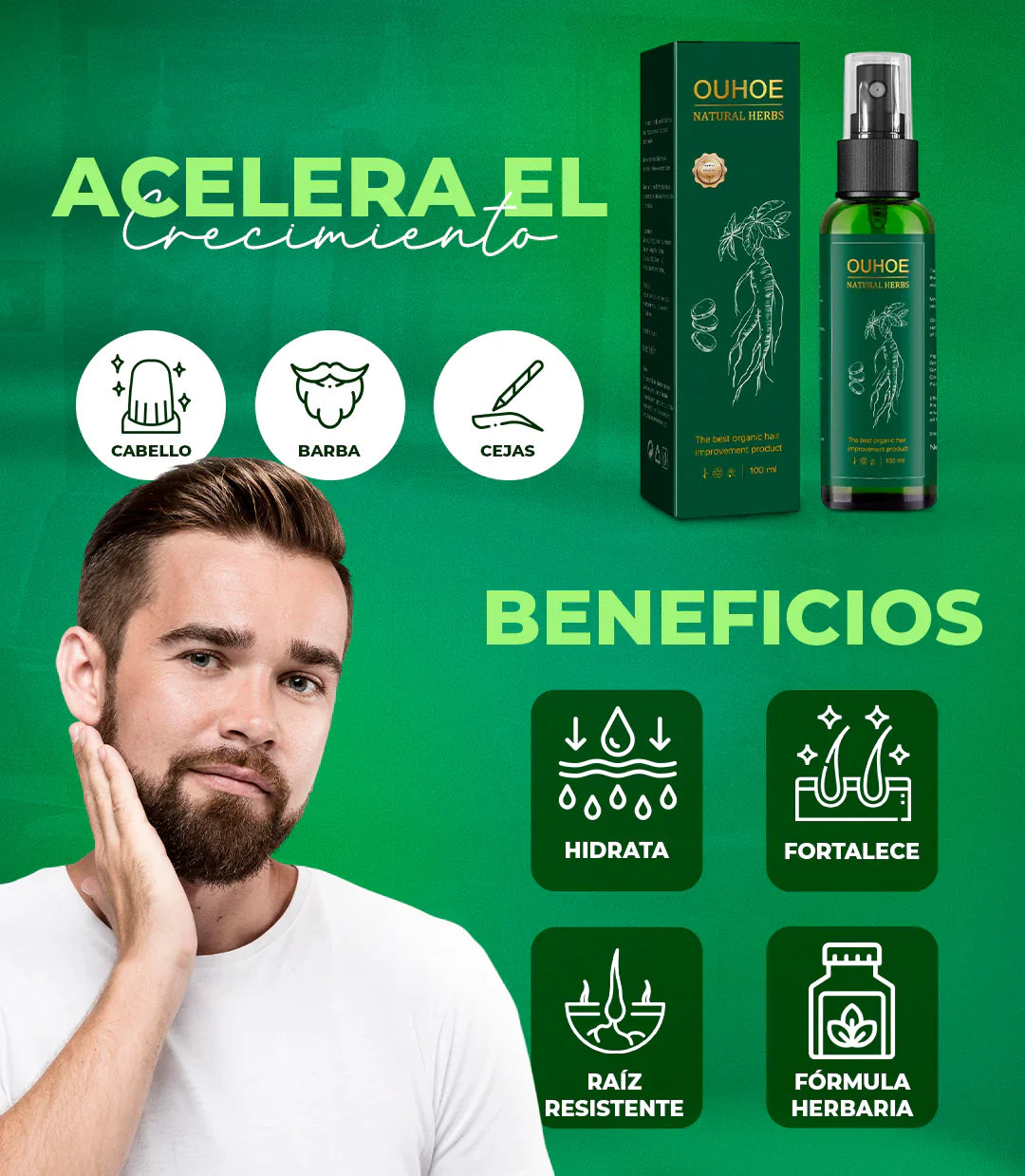 OUHOE™ - ELIXIR PARA EL CRECIMIENTO CABELLO