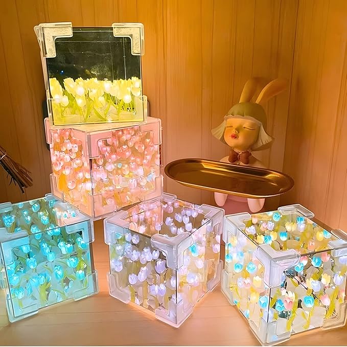 🌷LAMPARA DE TULIPANES 🌷 El regalo perfecto 🎁